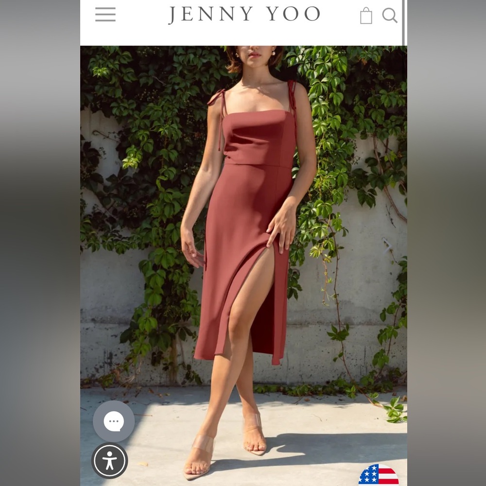 Alissa Midi Dress by Jenny Yoo - fall wedding guest dress
